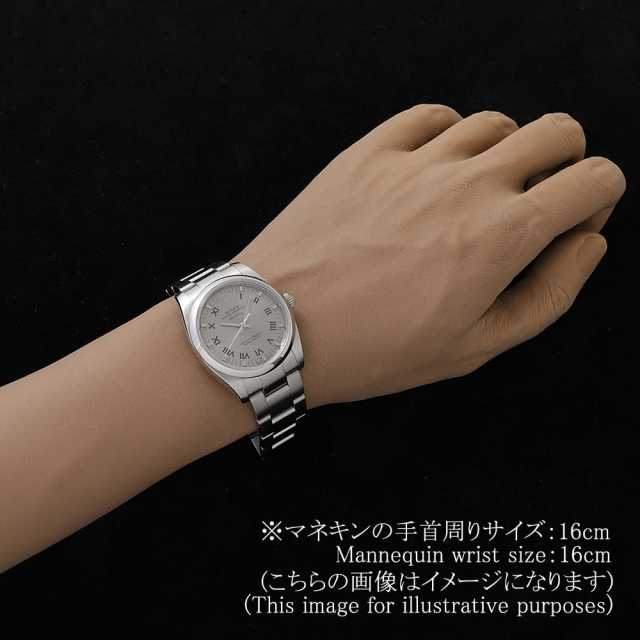 ロレックス エアキング 114200 グレー ローマ Z番 中古 メンズ
