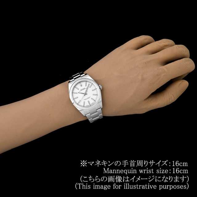 ロレックス オイスターパーペチュアル 39 114300 ホワイト バー ランダム番 中古 メンズ
