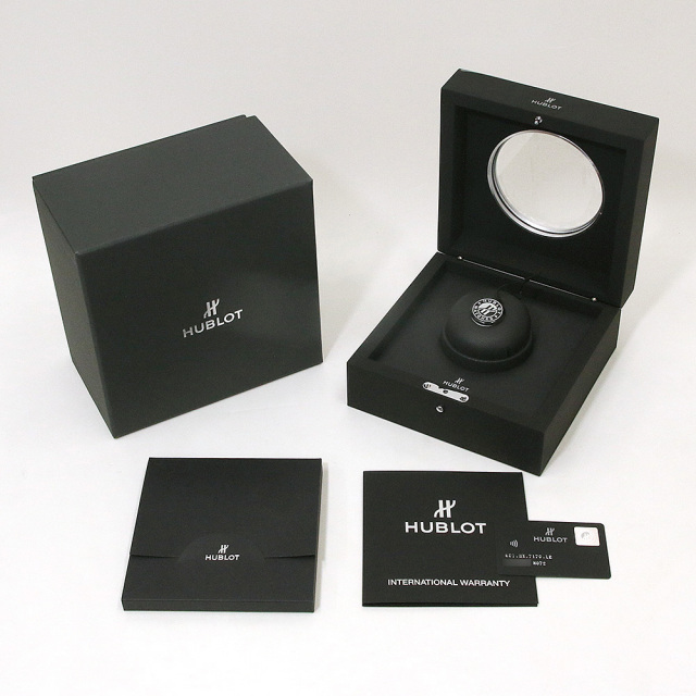 ウブロ スピリット オブ ビッグバン チタニウム ブルー 601.NX.7170.LR 中古 メンズ