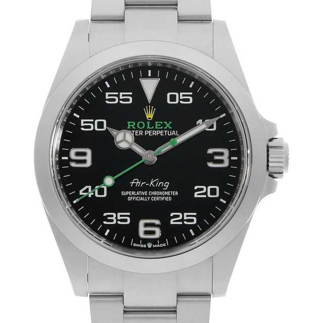 ロレックス エアキング 126900 ブラック ランダム番 中古 メンズ