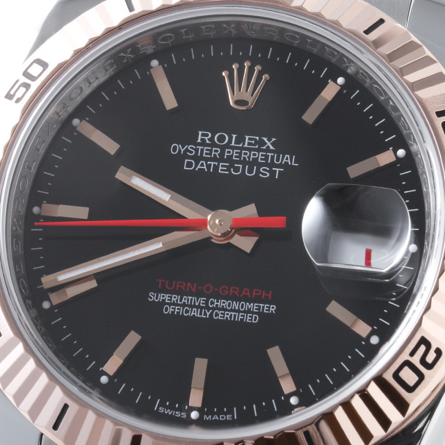 ロレックス ターノグラフ 116261 ブラック D番 中古 メンズ