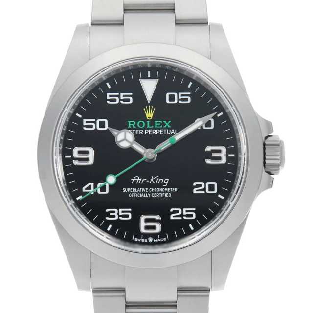 ロレックス エアキング 126900 ブラック ランダム番 中古 メンズ