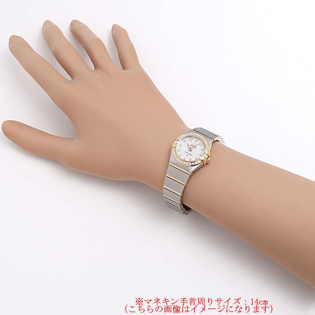 オメガ コンステレーション ブラッシュ クォーツ ベゼルダイヤ 123.25.24.60.55.004 新品 レディース