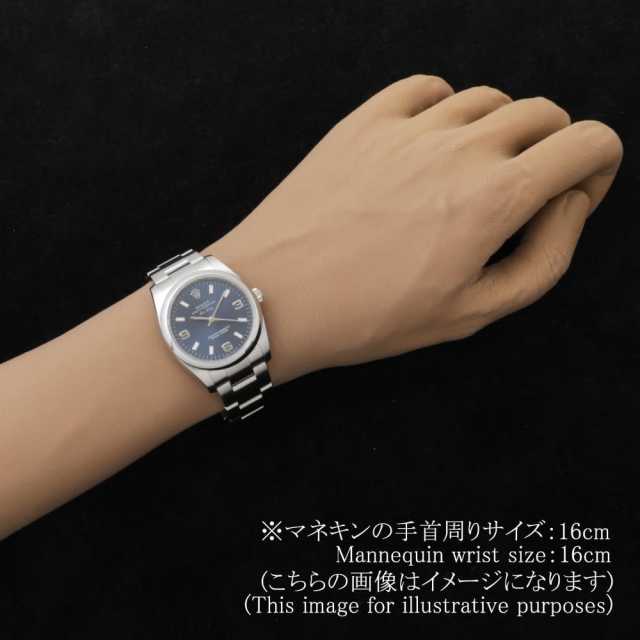 ロレックス エアキング 114200 ブルー 369ホワイトバー ランダム番 中古 メンズ