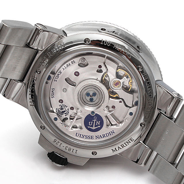 ユリスナルダン マリーン クロノメーター マニュファクチュール 1183-126-7M/61 新品 メンズ