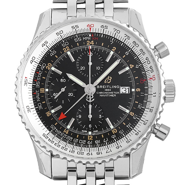 ブライトリング ナビタイマー クロノグラフ GMT 46 A24322121B2A1(A24322)A242B-2NP 新品 メンズ
