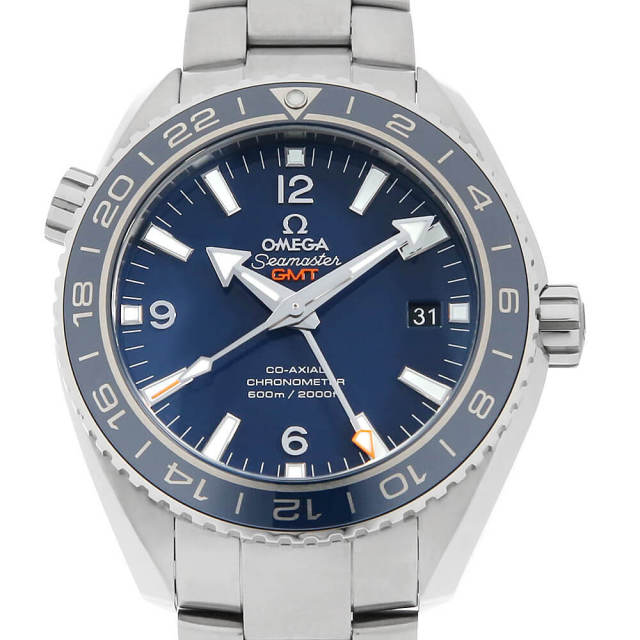 オメガ シーマスター プラネットオーシャン 600M GMT 232.90.44.22.03.001 中古 メンズ