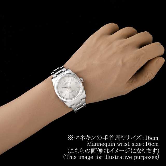 ロレックス オイスターパーペチュアル 116000 シルバー 369ホワイトバー ランダム番 中古 メンズ