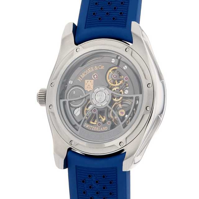 H.モーザー パイオニア・レトログラード セコンド ミッドナイトブルー 3250-1200 中古 メンズ 商品画像 4