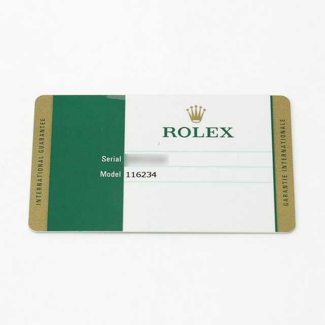 ロレックス デイトジャスト 116234 ブラック ローマ 3列 オイスターブレス ランダム番 中古 メンズ