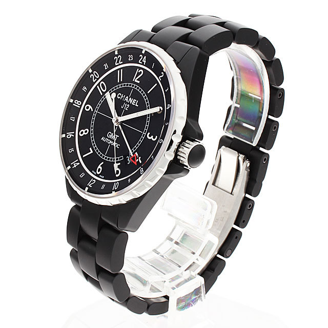 シャネル J12 GMT マットブラック H3101 未使用 メンズ